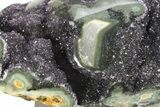 Amethyst Geode With Metal Stand - Uruguay #274237-2